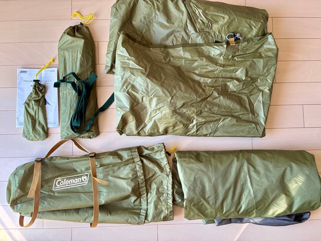 coleman コールマン　ツーリングドーム　LX 自宅庭の 試し張りのみ