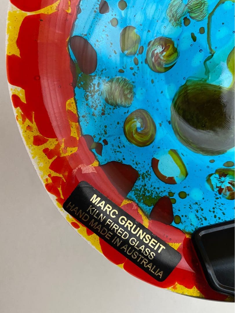 オーストラリア アンティーク ビンテージ 器 ガラス クリア 地球 太陽 新品