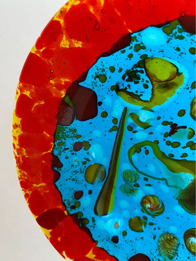 オーストラリア アンティーク ビンテージ 器 ガラス クリア 地球 太陽 新品