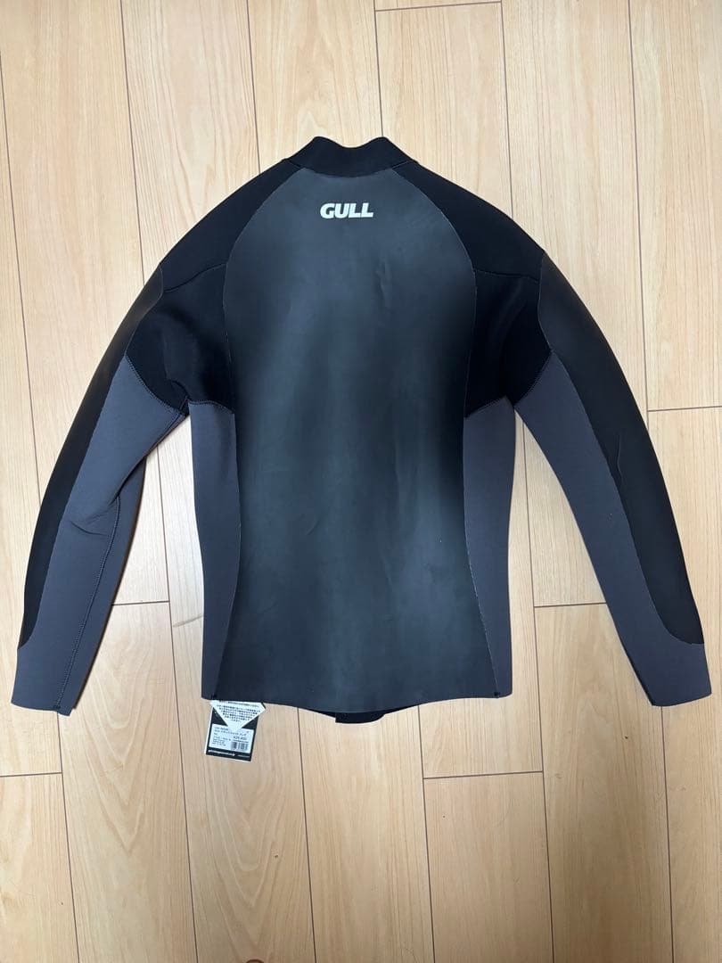 GULL 3mm SKIN JACKETタッパー ブラック/グレー MLサイズ
