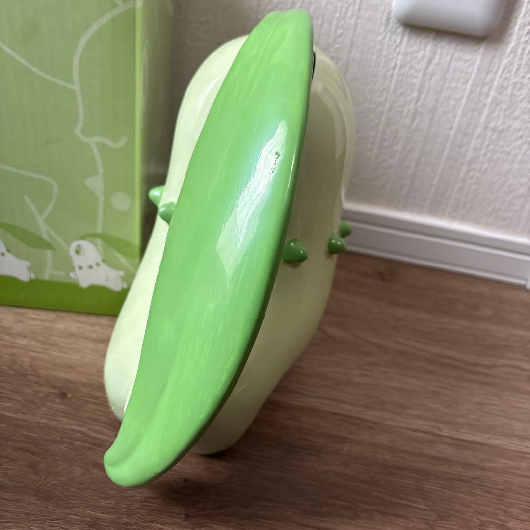 ポケットモンスター ポケモン チコリータ 貯金箱 陶器 大サイズ 新品未使用