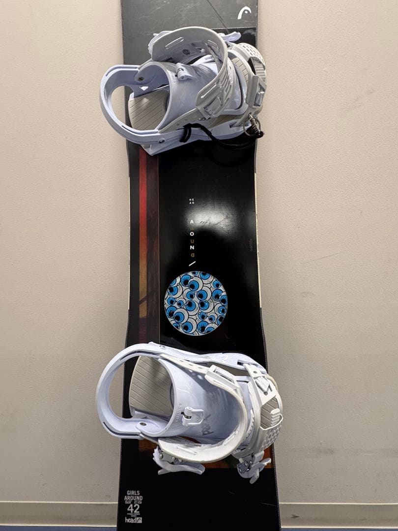 HEAD スノーボード ブラック ホワイトビンディング