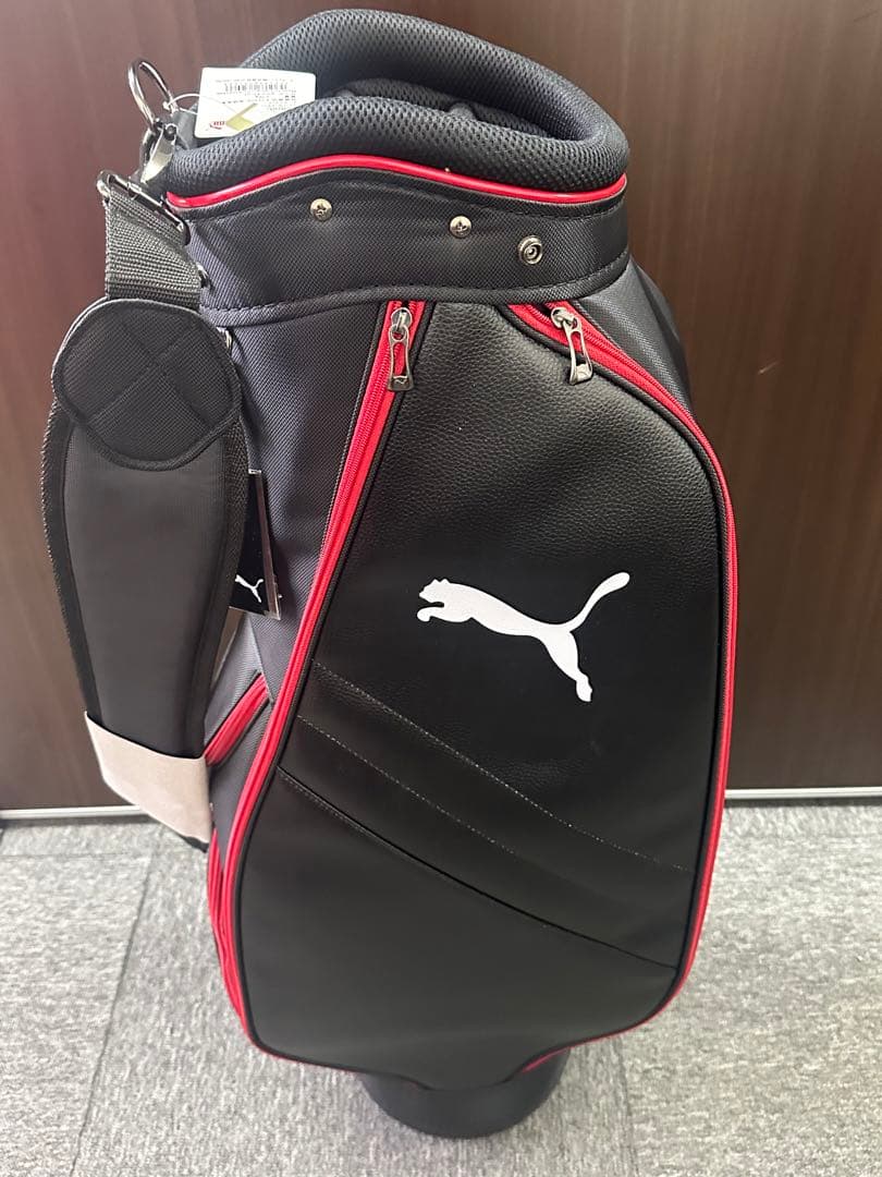 新品未使用！PUMA ゴルフバッグ 9インチ ブラック/レッド