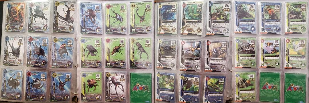 新ムシキング　1-4弾フルコンプ　5弾　プロモセミコンプ　ID無　希少セット