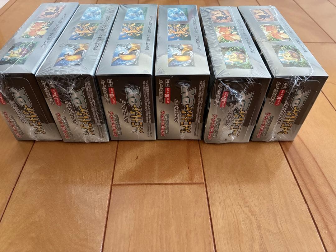 ポケモンカードシャイニートレジャーex シュリンク付き未開封BOX 6個セット