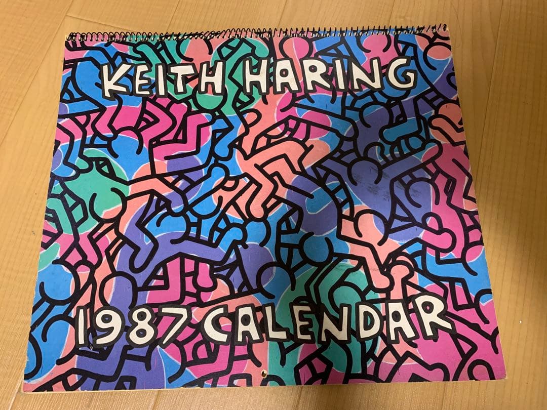 キースヘリング　ビンテージ　カレンダー　1987年