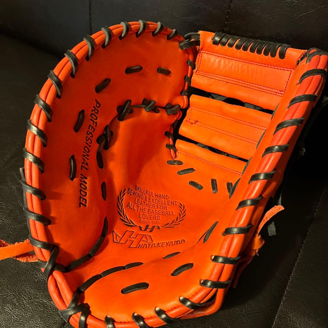 購入者決定済み！【新品未使用】ハタケヤマ　左投げ一般軟式　ファーストミット