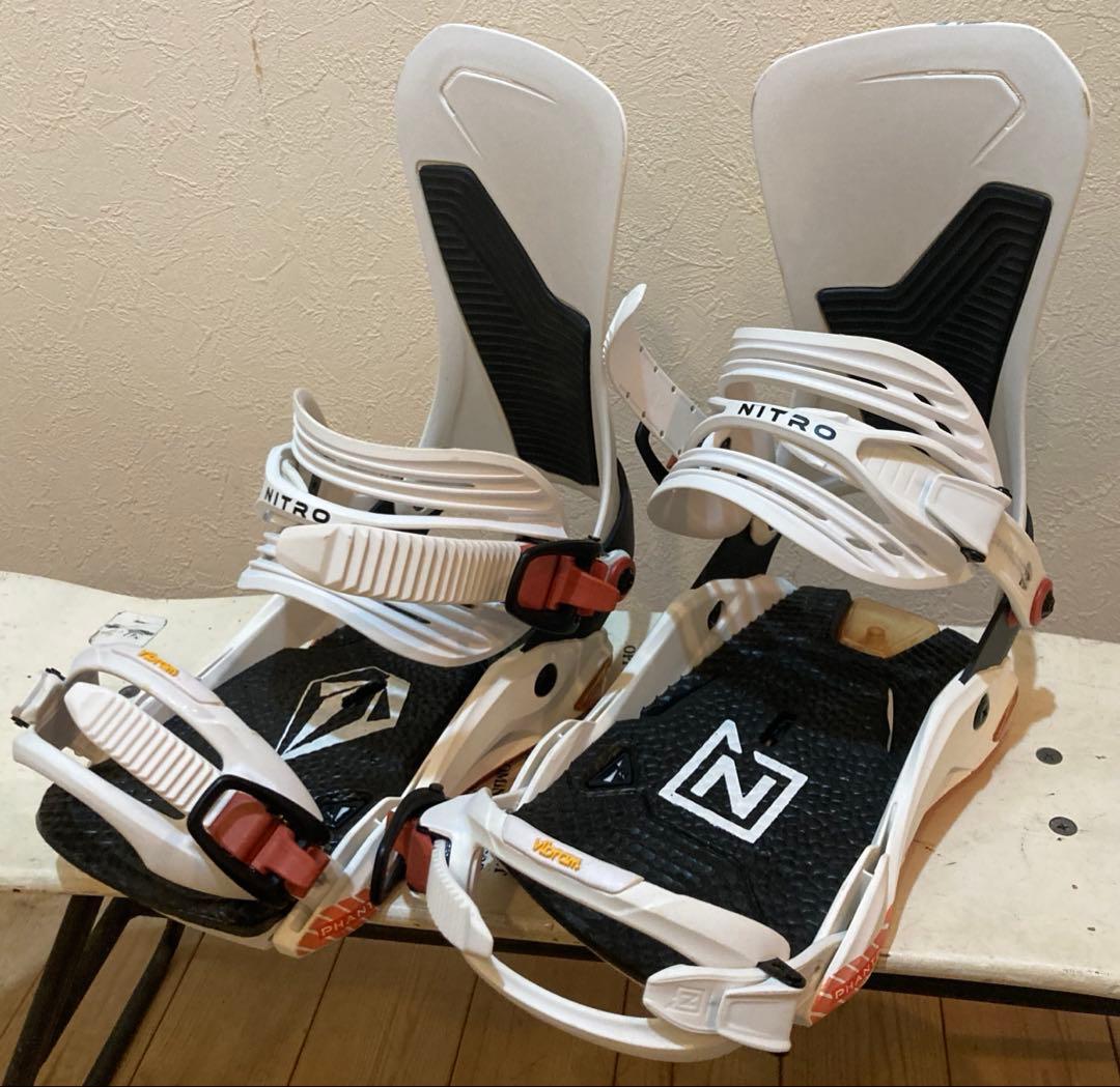 VOLCOM NITRO ビンディング ホワイト/オレンジ