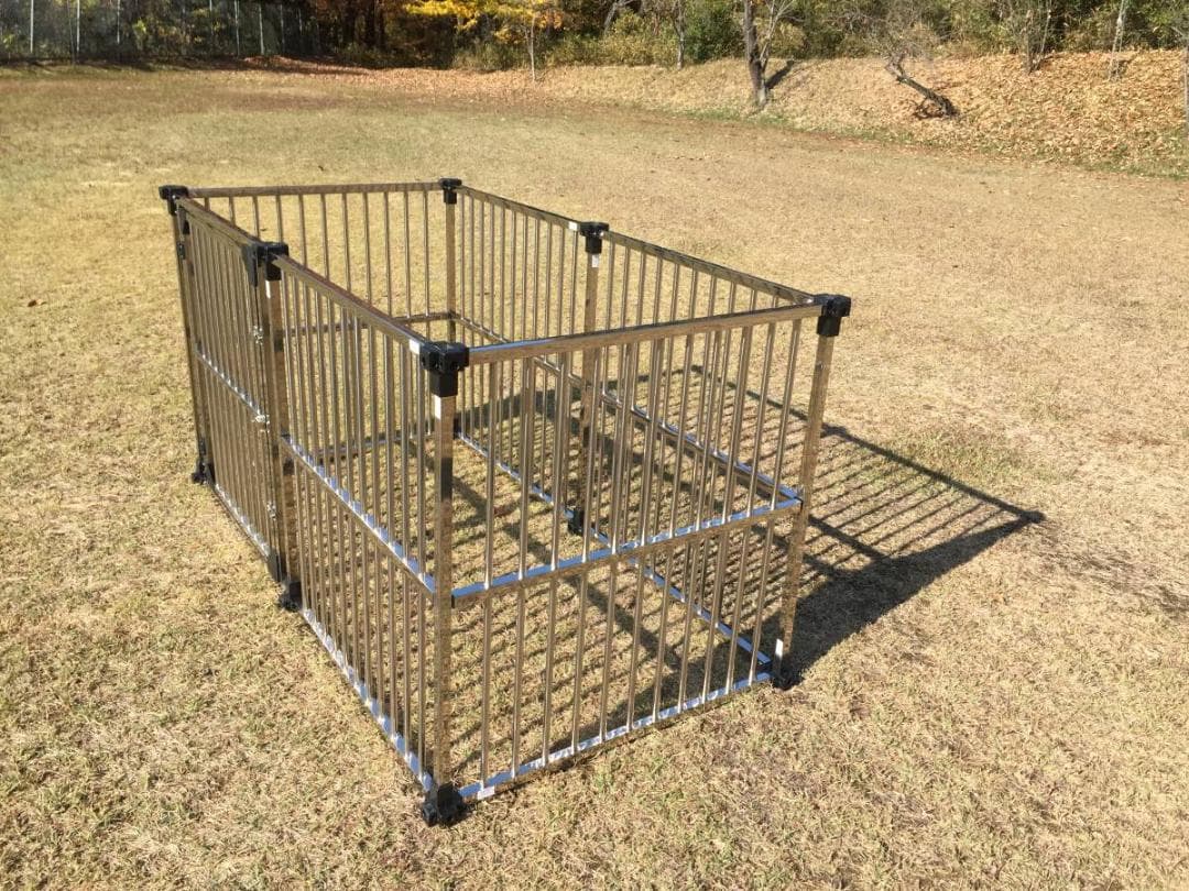 ステンレス製ドッグハウス　マルチサークルハウス　DFS-C1　屋外用