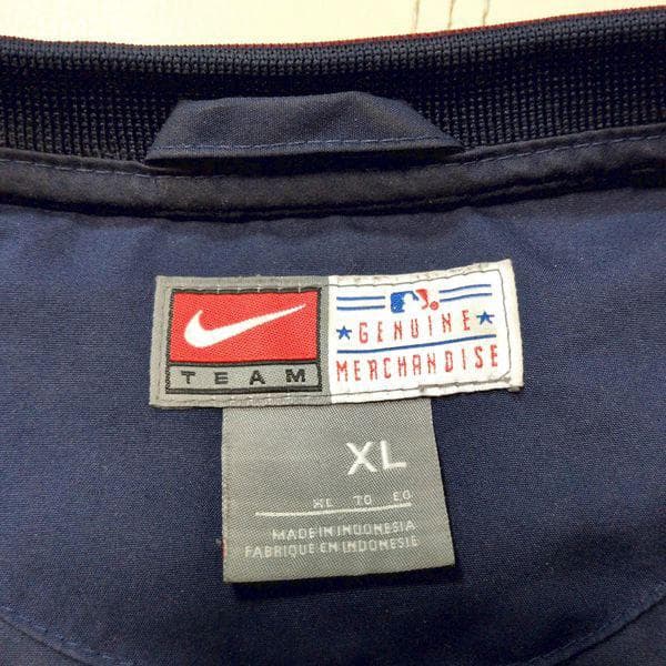 インディアンス ナイキ プルオーバー ジャケット XL ワフー酋長 ピステ ロゴ