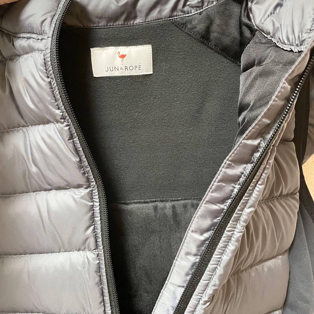 美品♡ジュンアンドロペ　ダウンベスト　ゴルフウェア　レディース　フード付き