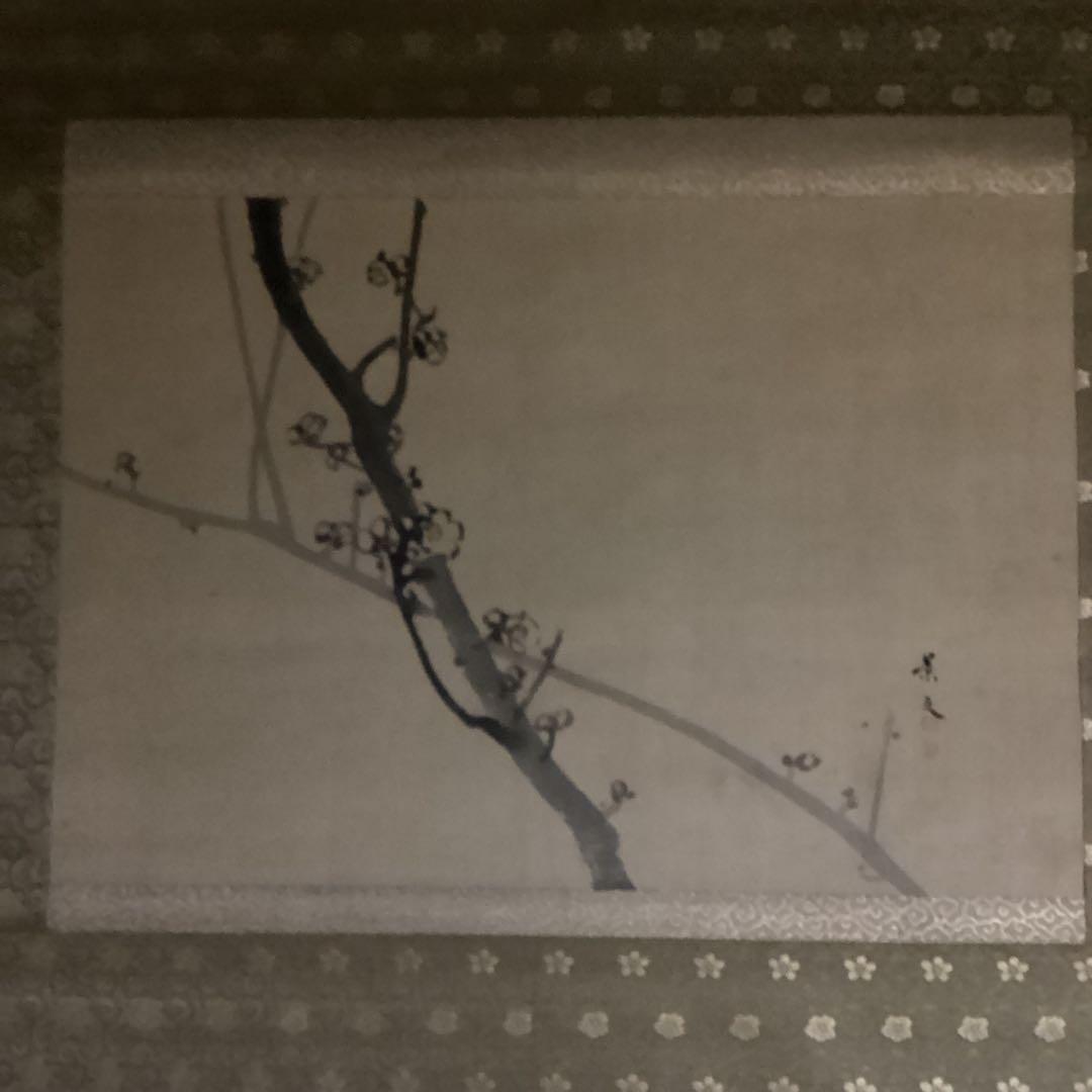 O-20 梅　掛軸　吉祥　縁起物