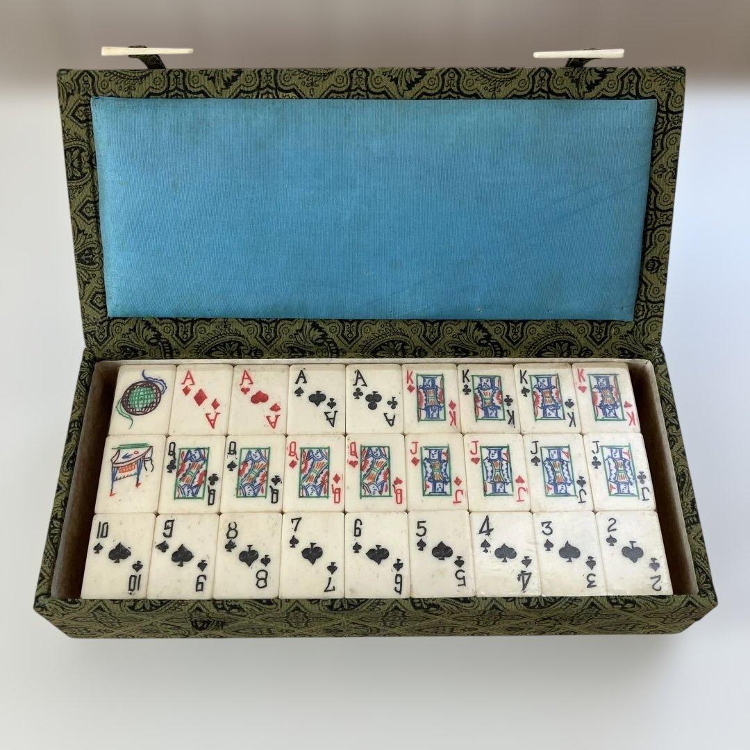 [希少]新品未使用未開封　麻雀牌型 トランプ