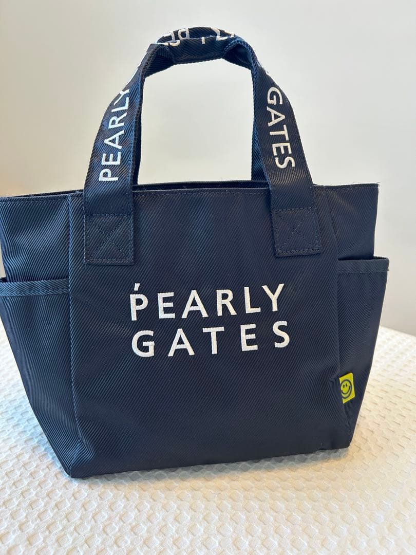 PEARLY GATES ネイビー トートバッグ