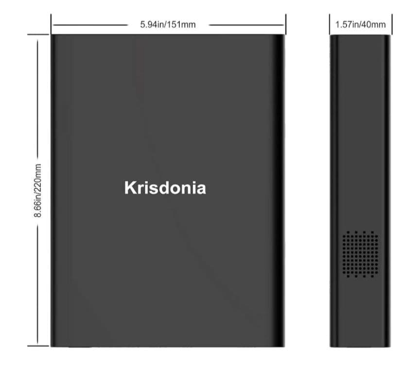 krisdoniaポータブル充電器