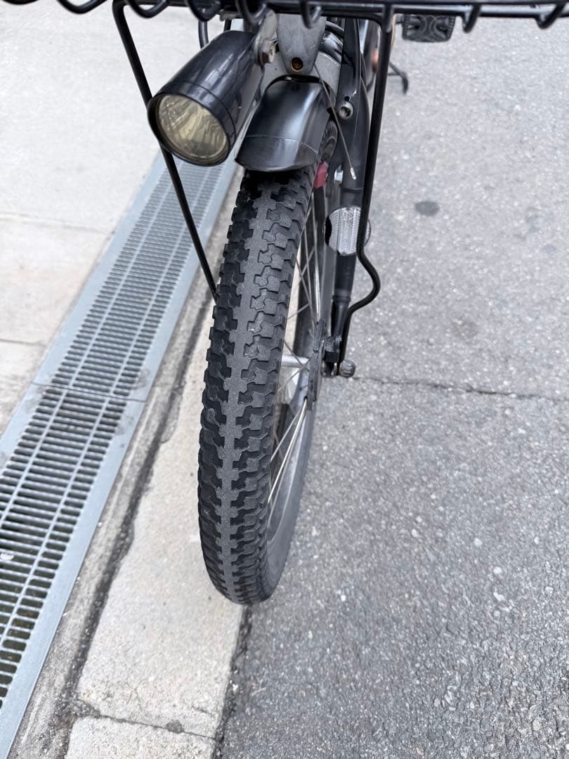 大阪府　子供乗せ　ヤマハ　電動アシスト自転車 チャイルドシート付き ブラック