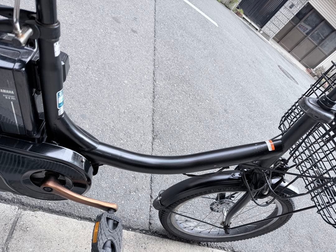 大阪府　子供乗せ　ヤマハ　電動アシスト自転車 チャイルドシート付き ブラック