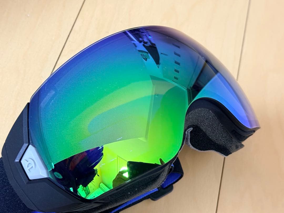 Abom HEET フラッシュグリーンミラー 美品 電熱ゴーグル 激レア