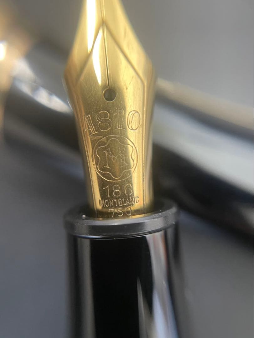 モンブラン　万年筆　146 マイスターシュテュック 18C全金ペン先　吸入式