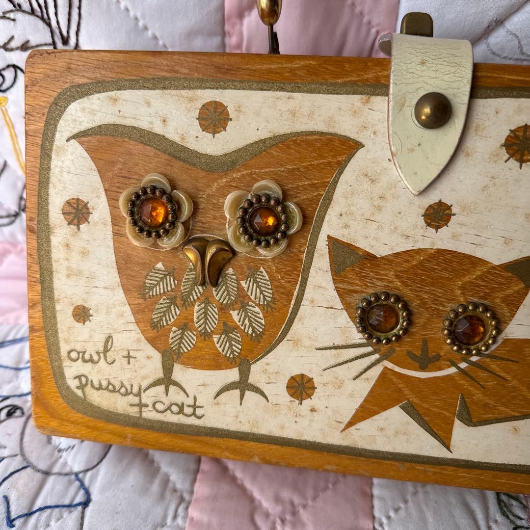 エニッドコリンズ猫フクロウ✳︎アンティークビンテージ