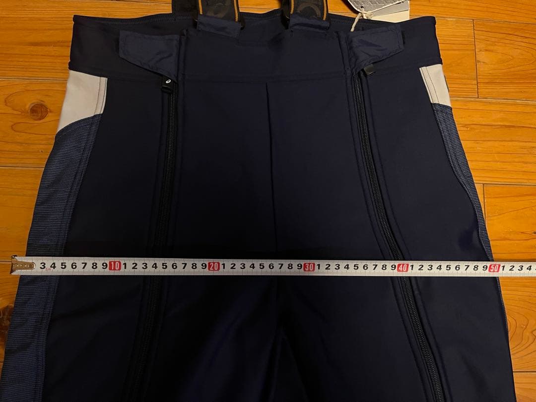 スキーウェア ハーフパンツ レーシング XXL ネイビー