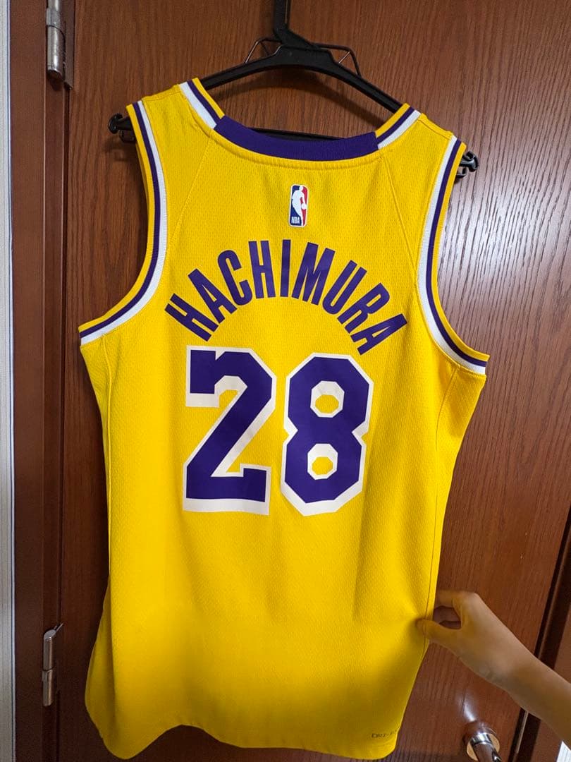 Lakers HACHIMURA 28番ジャージ
