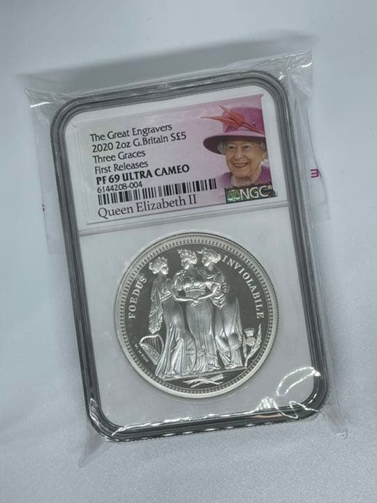 【超大特価】準最高鑑定 スリーグレイセス 銀貨 スリーグレーセス 2020