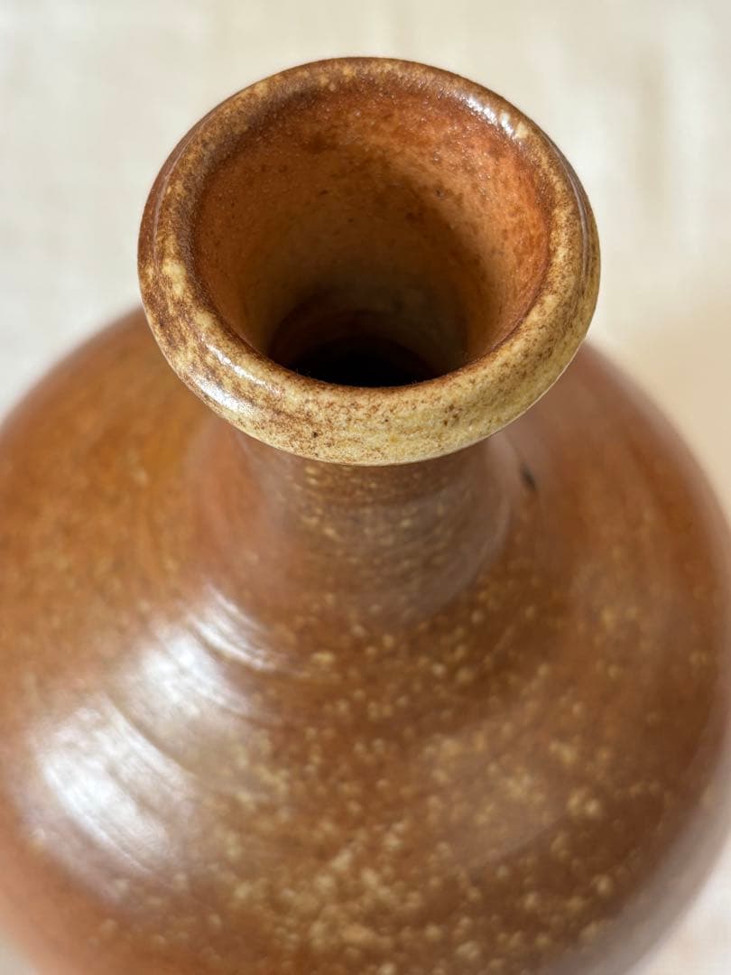 信楽焼　大徳利　花瓶アンティーク置物　骨董品　唐九郎釜