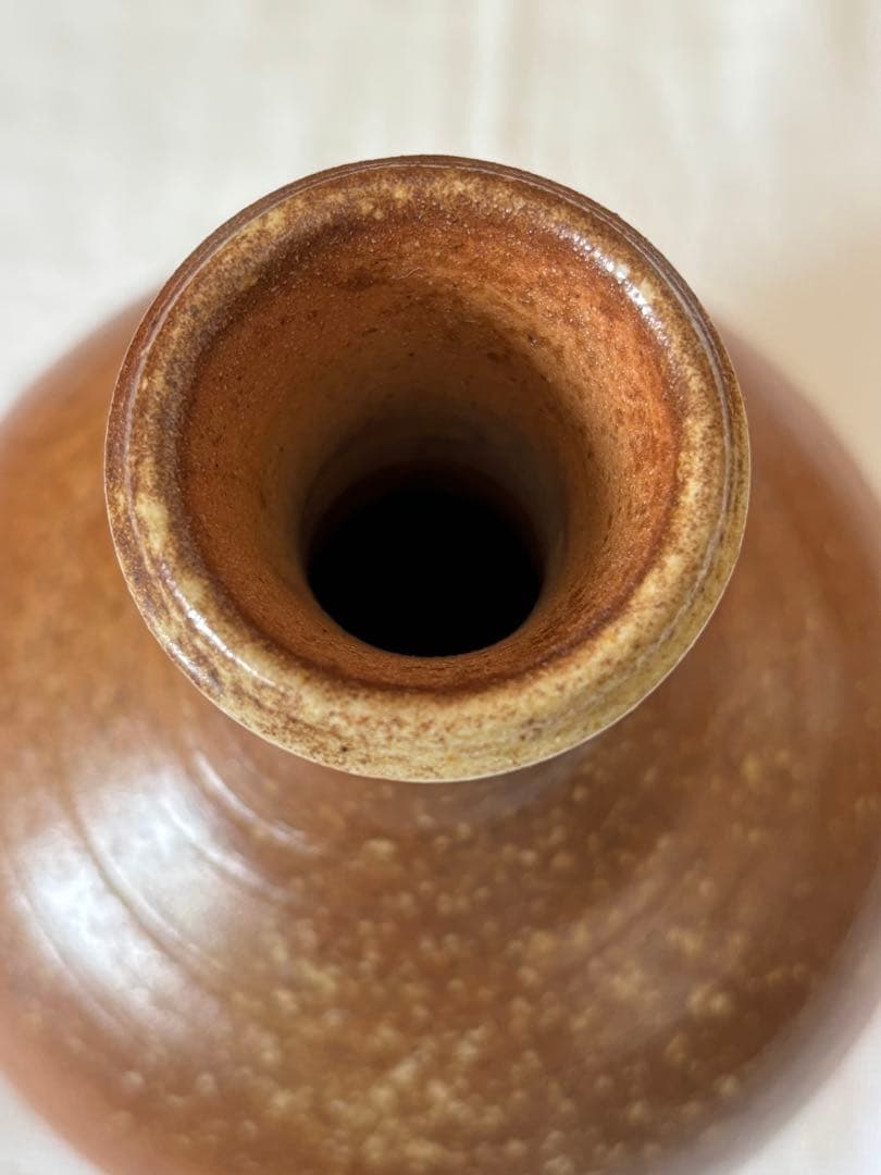 信楽焼　大徳利　花瓶アンティーク置物　骨董品　唐九郎釜