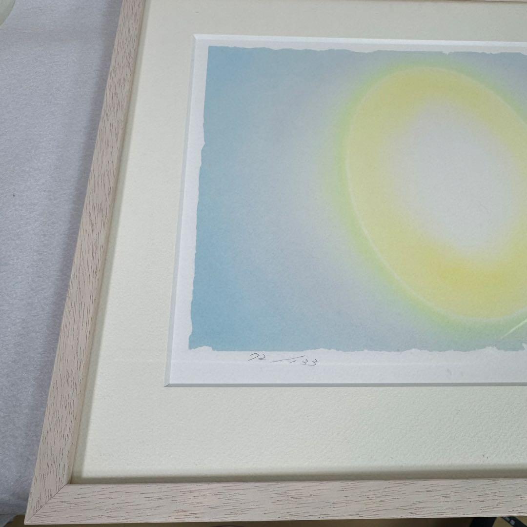 ChieArt 　直筆サイン入り版画「碧の記憶」　完売品　133枚限定
