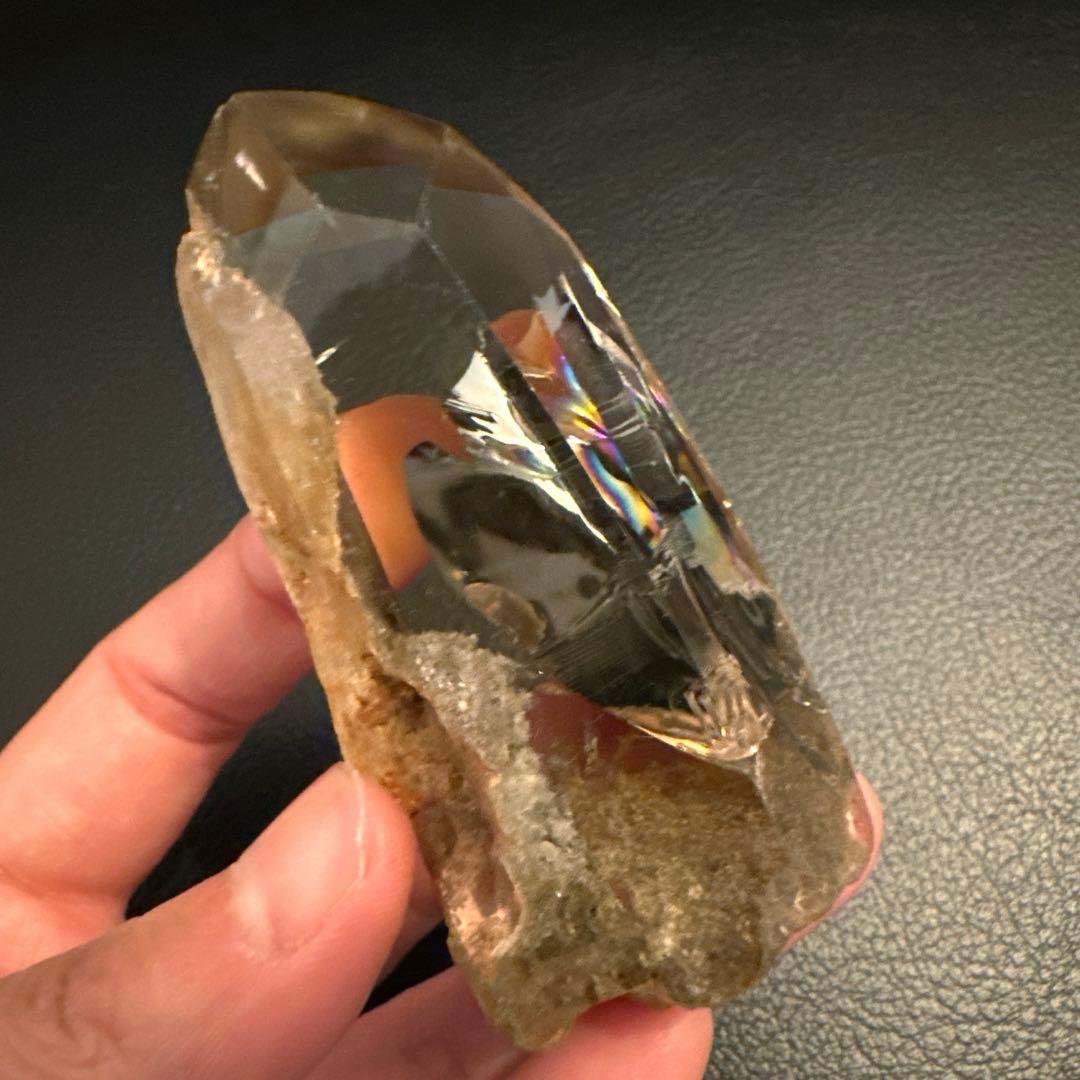 スモーキー　ルチル　ガーデンクォーツ　ルチル　スモーキー　フリーフォーム　透明