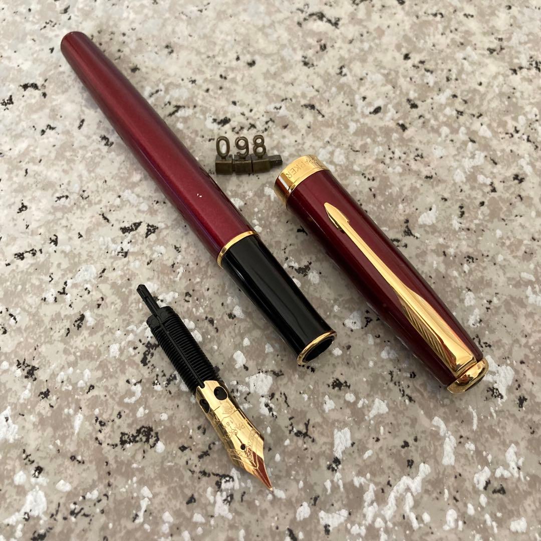 #098 オーバーホール済み 万年筆 パーカー SONNET ソネット 18k