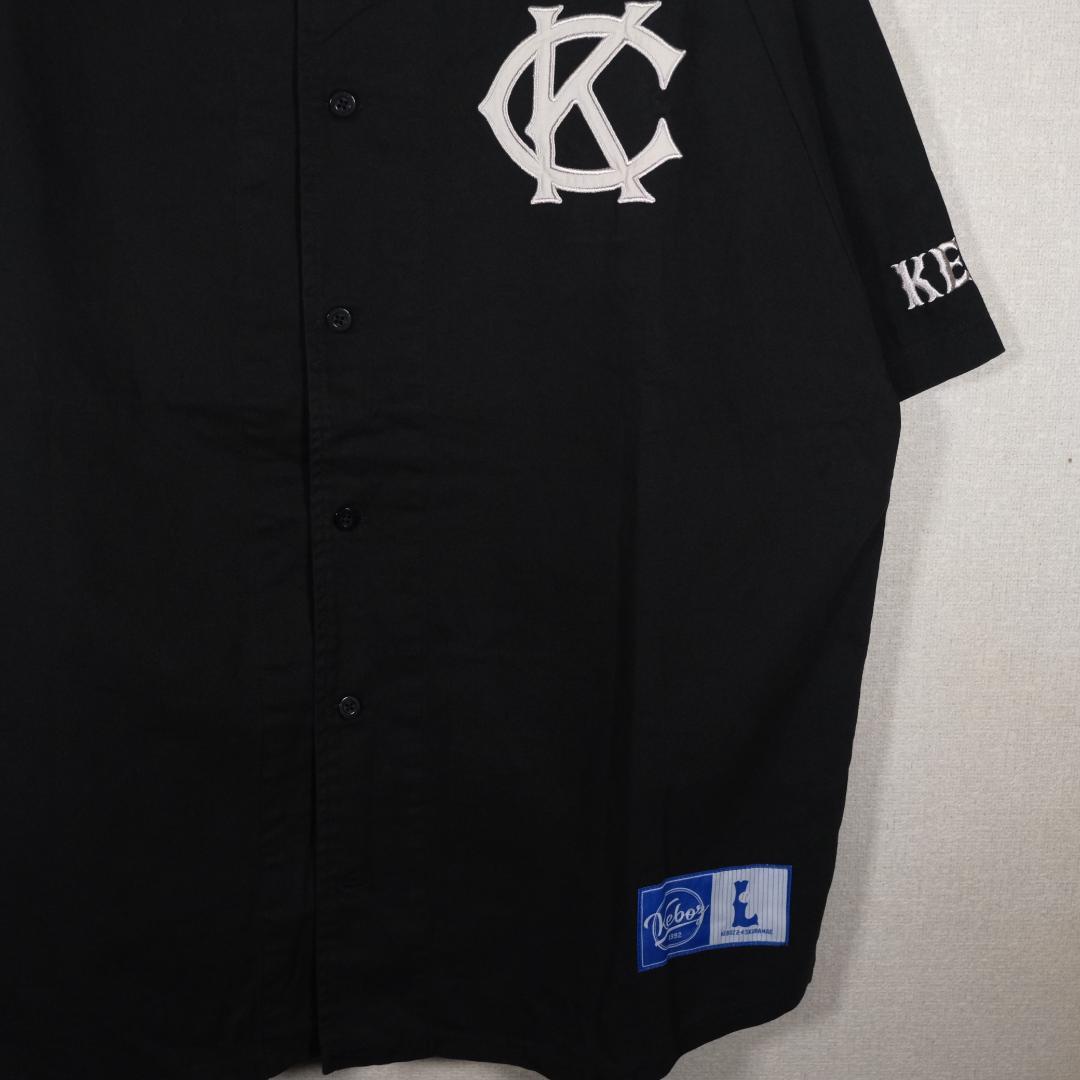 CALEE KEBOZ ケボズ  BASEBALL SHIRT 黒L