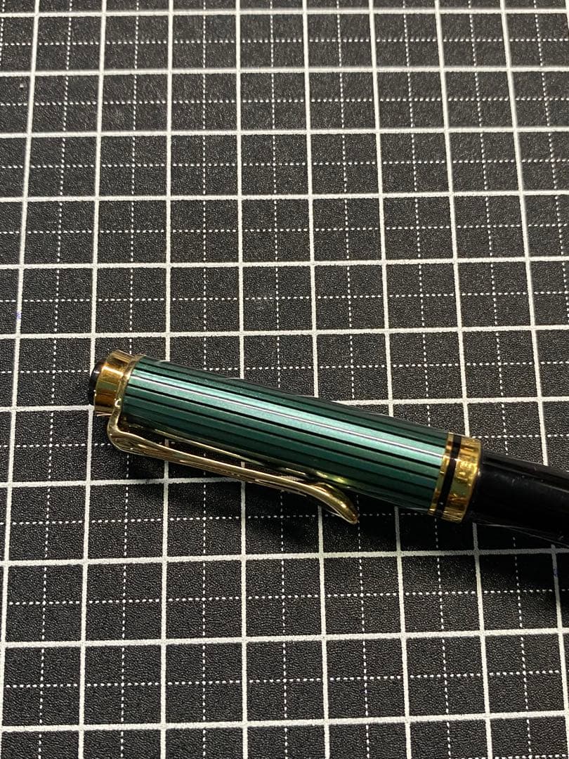 PELIKAN SOUVERAN K300 Green-stripe ボールペン
