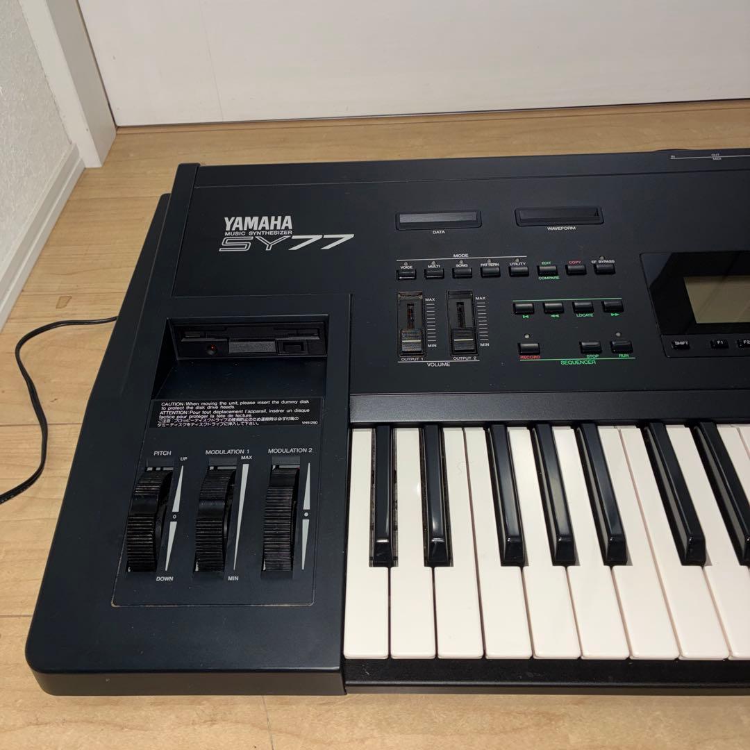 動作品　YAMAHA SY77 シンセサイザー　名機