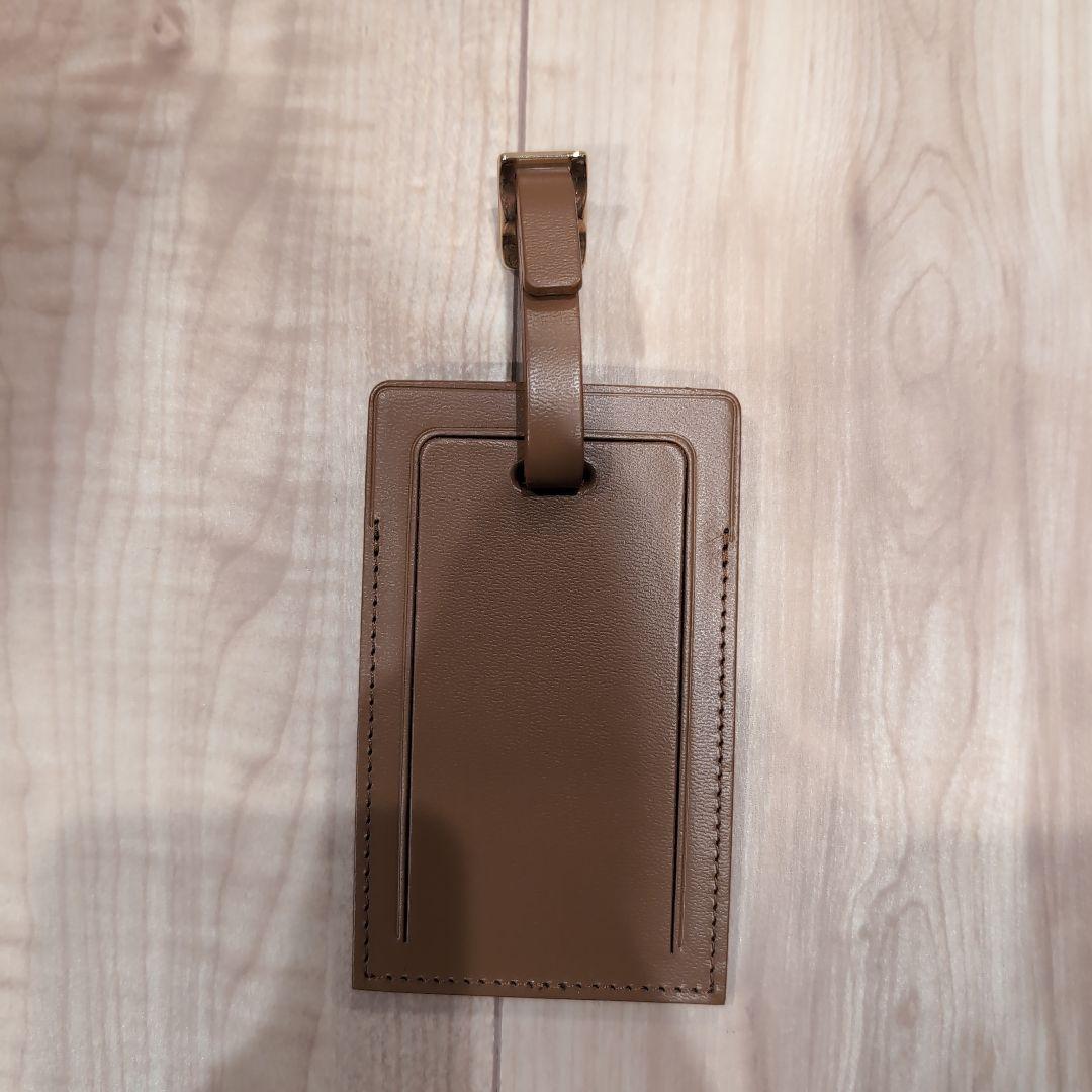 GLOBE TROTTER グローブトロッター ラゲッジタグ ライトブラウン