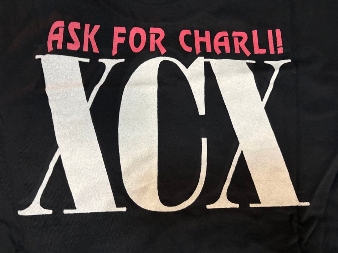 未使用新品 Charli XCXチャーリーXCX オフィシャルTシャツXXL
