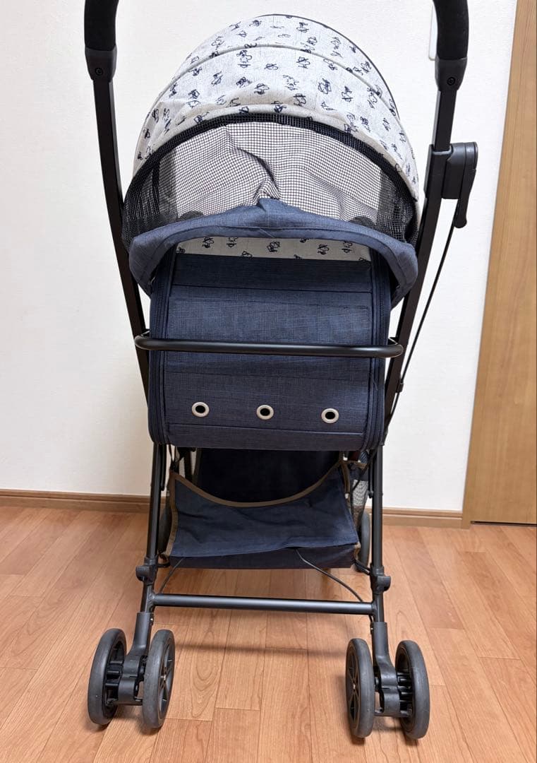 ペットカート スヌーピー柄 ペットバギー ペットパラダイス