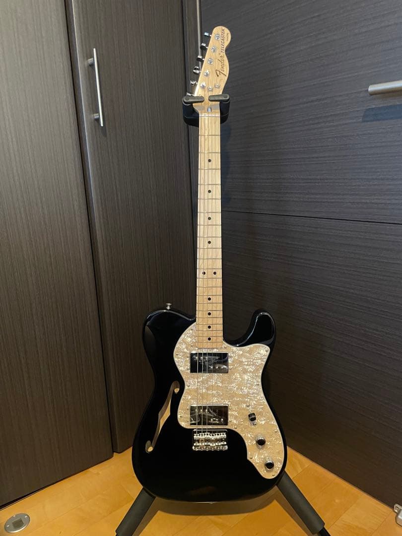 【9/23迄限定値下】Fender テレキャスターシンライン（黒）