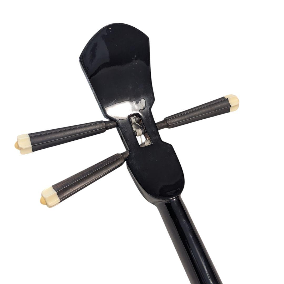 【美品】沖縄三線　三線　人工皮　ケース付き　初心者　入門セット