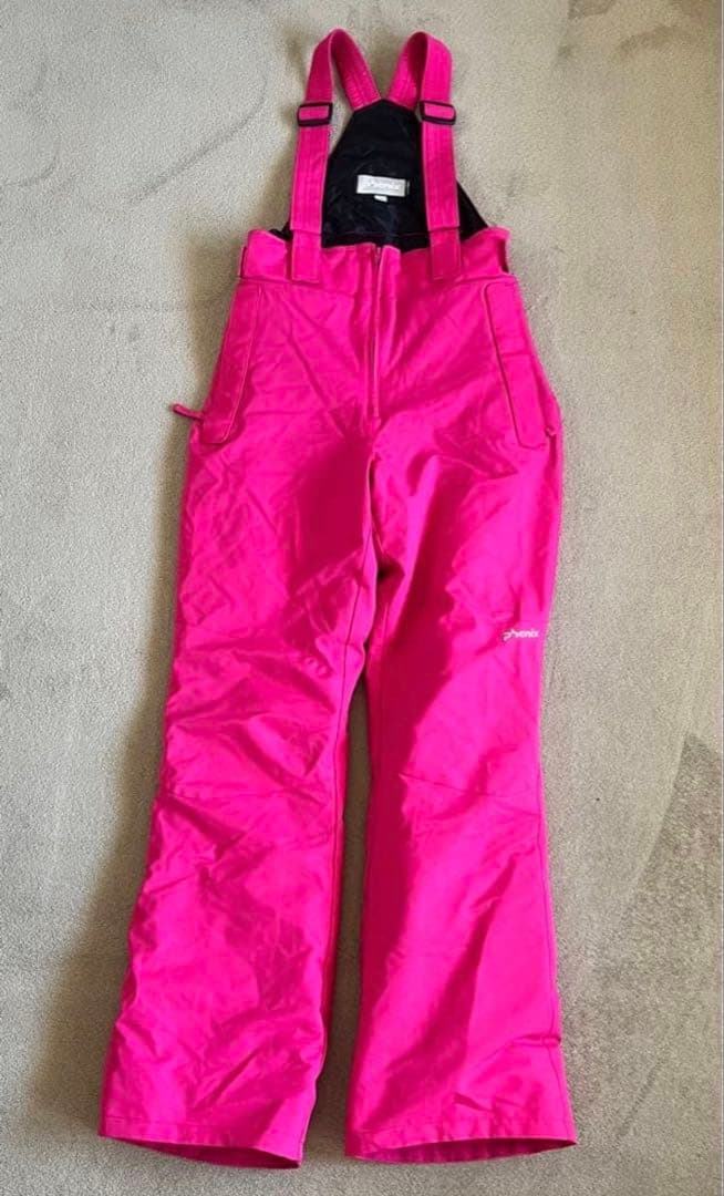 子ども用 スキーウェア ホワイト/ピンク/レインボー