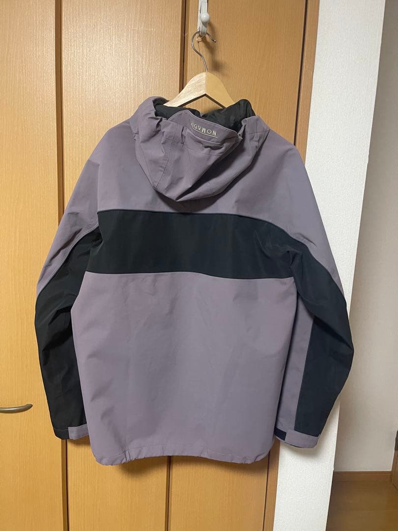 NOMADIK アノラックジャケット L パープル/ブラック