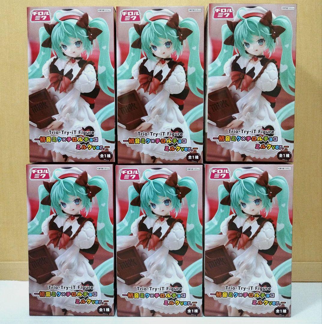 初音ミク×チロルチョコ Trio-Try-iT Figure ミルクver 6個