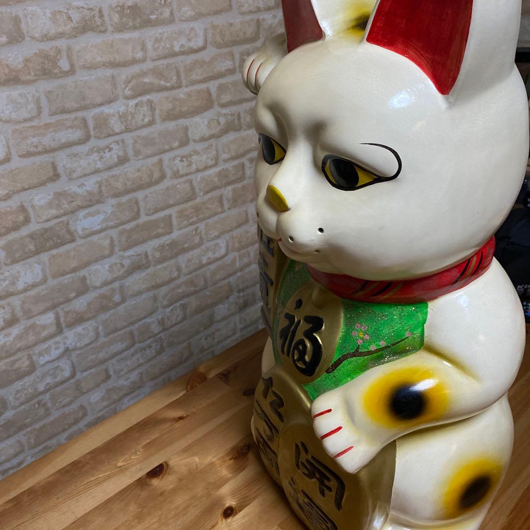 特大　招き猫　縦65cm横34cm幅27cmレトロ　アンティーク　ヴィンテージ