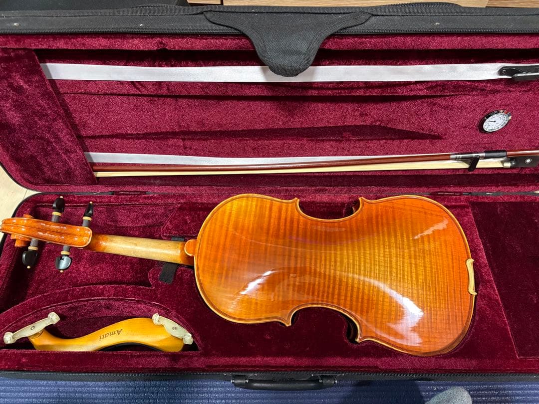 バイオリン ノーラベル 4/4サイズ 虎杢 一枚板