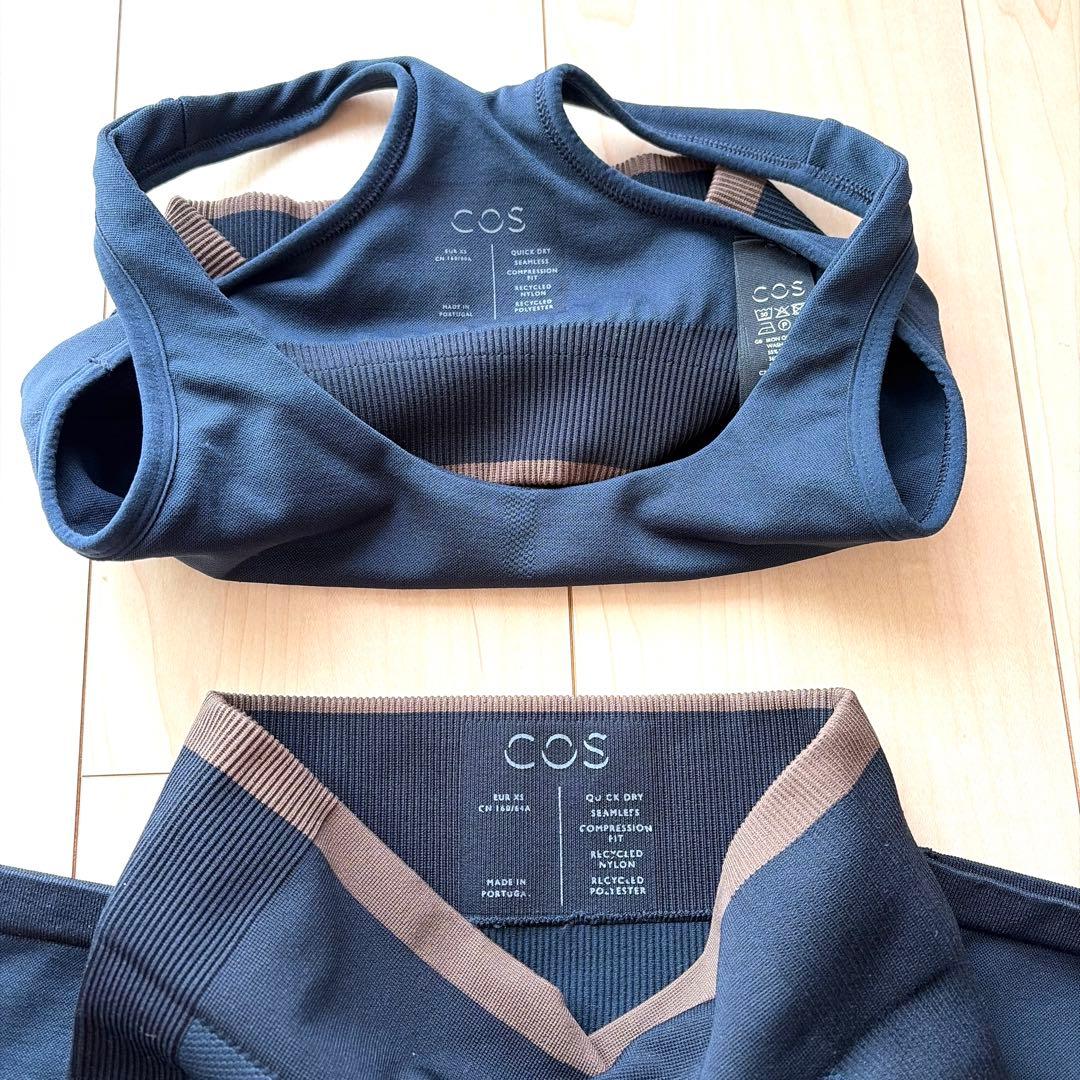 COS コス スポーツブラ レギンス トレーニングウェア 上下セット XS