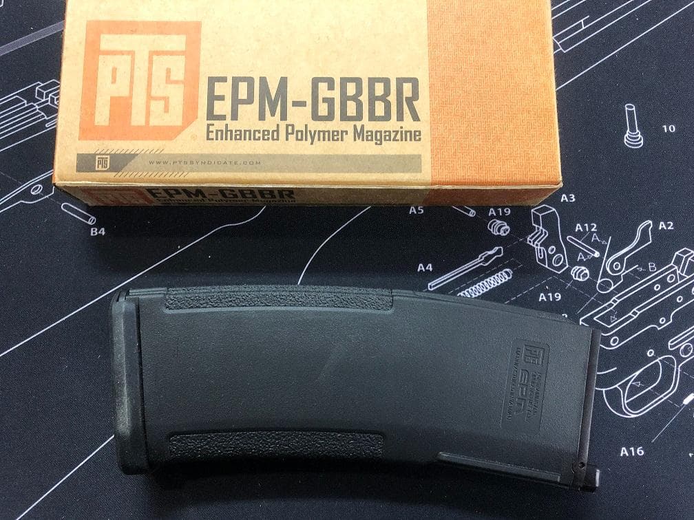 PTS EPM-GBBR KSC M4/MASAD 38連マガジン ガスブロ用