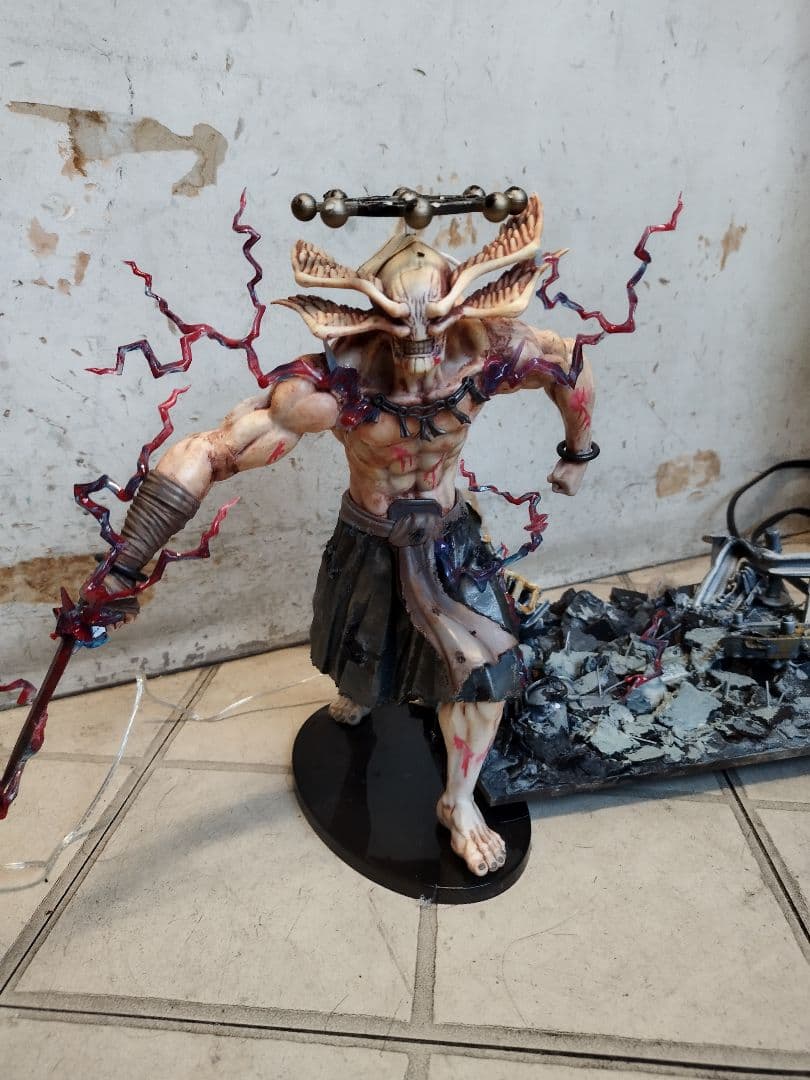 改修リペイント　八握剣異戎神将　摩虎羅　フィギュア　呪術廻戦≡（モジュロ）LED