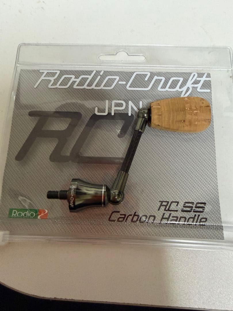 ロデオクラフト　RCシングルスピニングカーボンハンドル ダークオリーブ