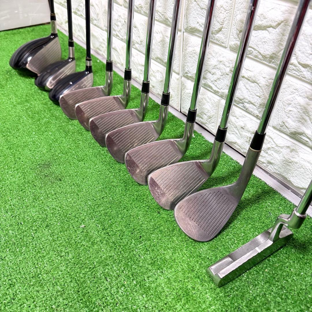 ゴルフセット　初心者応援　ツアーステージ　ラウンド仕様　メンズ　右打ち　すぐ使用